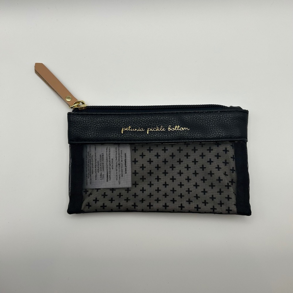 Petunia Pickle Bottom Black Mesh Zipper Pouch Organizer Replacement